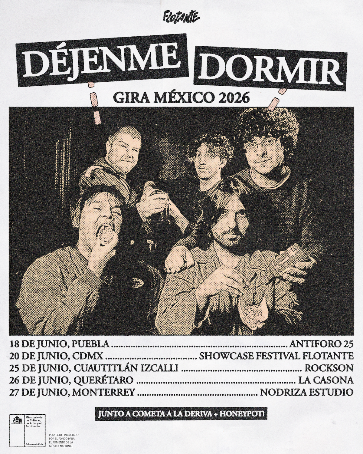 Déjenme Dormir llevará su música a México
